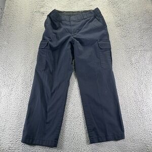 Elbeco Tek3 Pant Womens 16 Blue Polyester Cargo Straight Baggy Utility Workwear